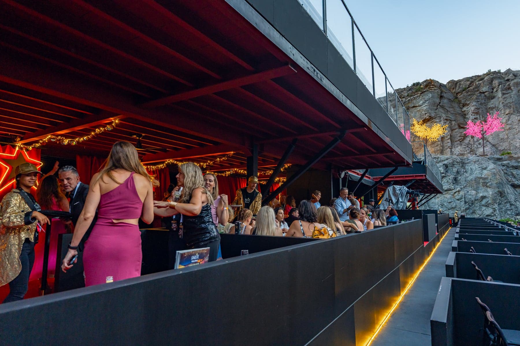 Ambiente en los palcos