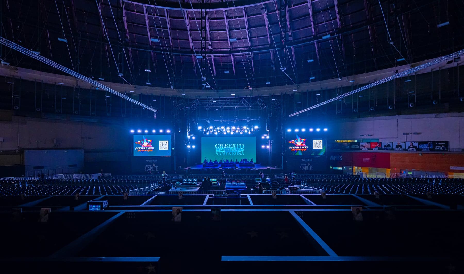 Palcos Madrid · vista al auditorio