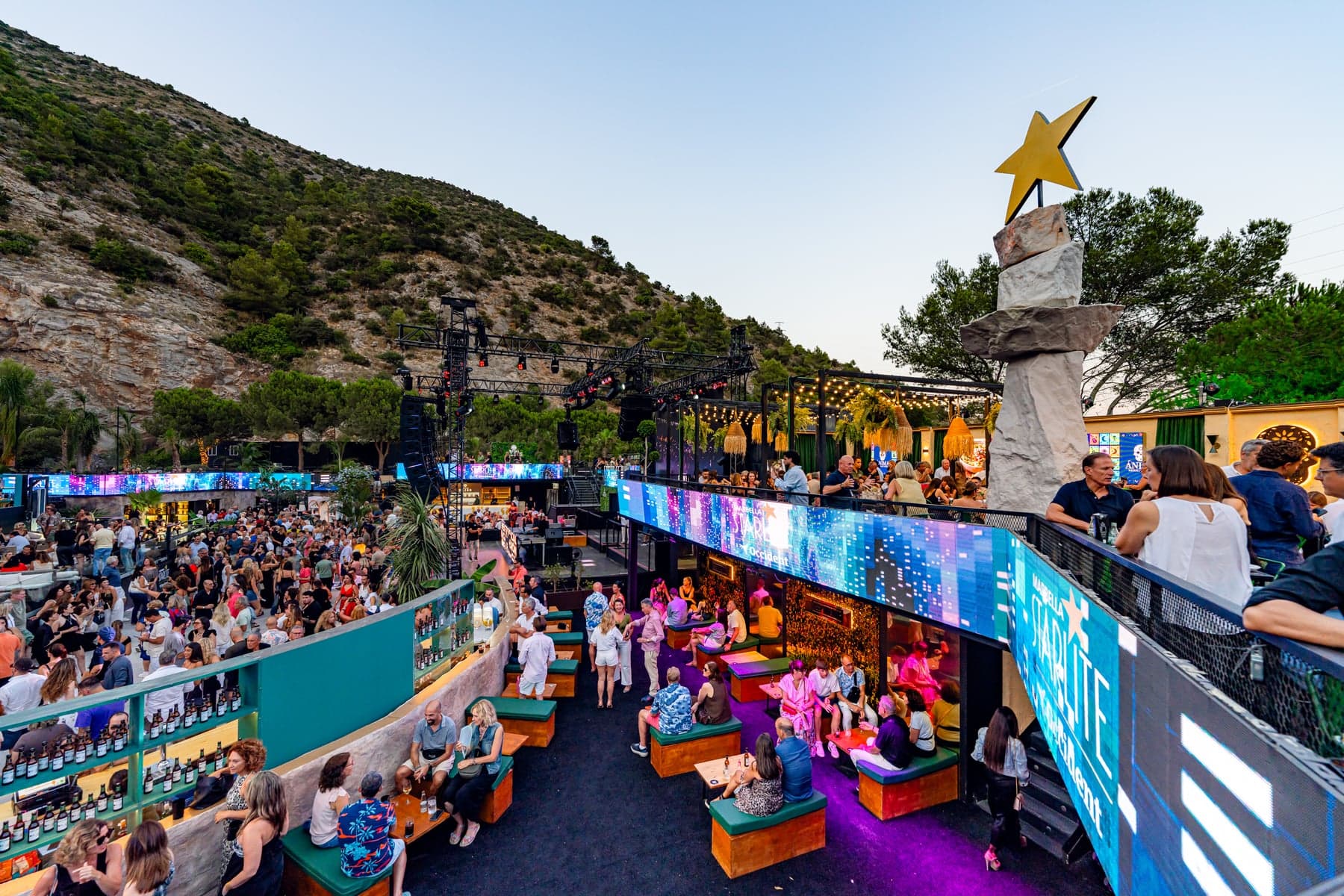 Panorámica de Ánima en el recinto de Starlite Occident Marbella