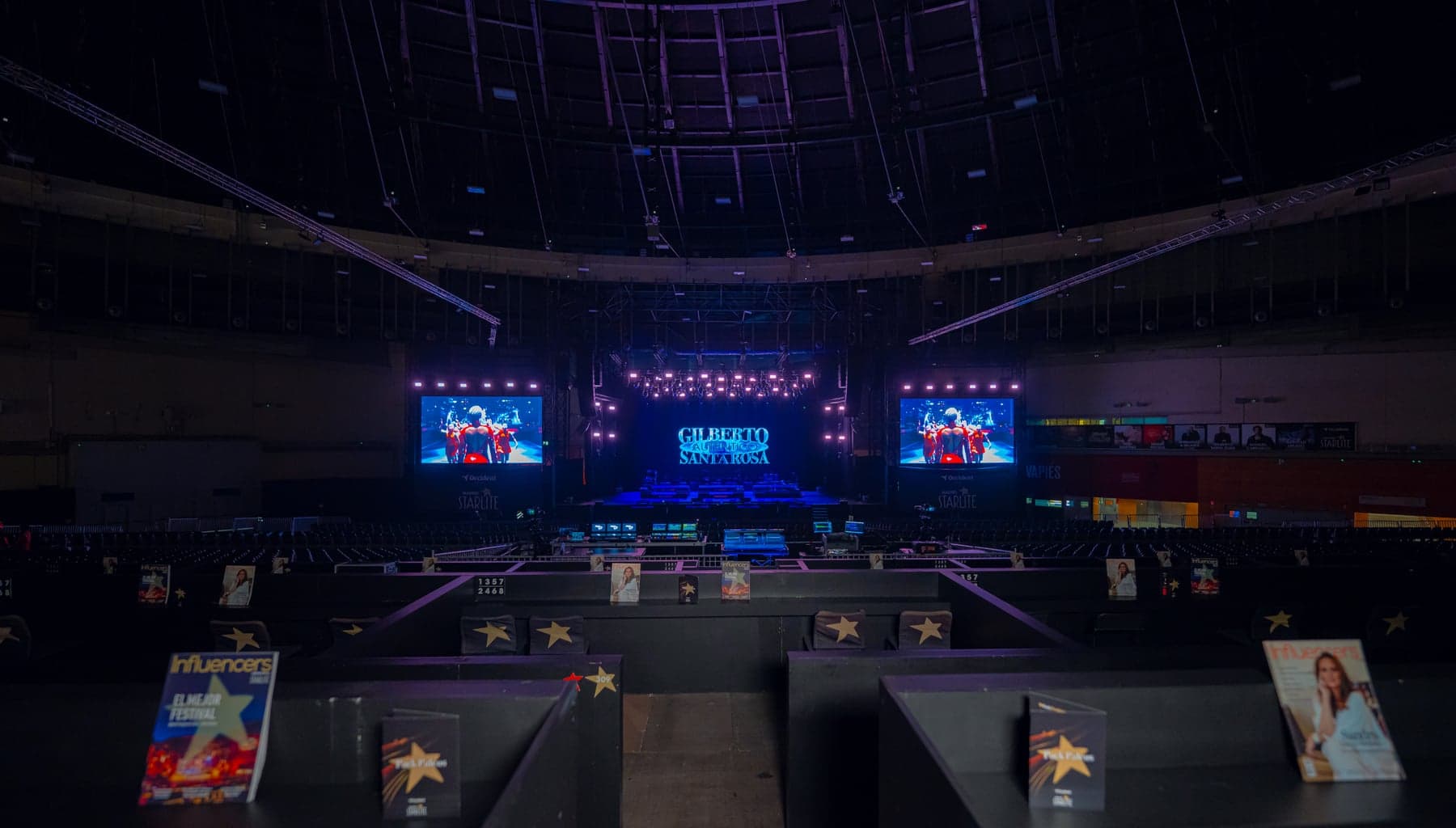 Palcos y zona VIP del auditorio de Madrid