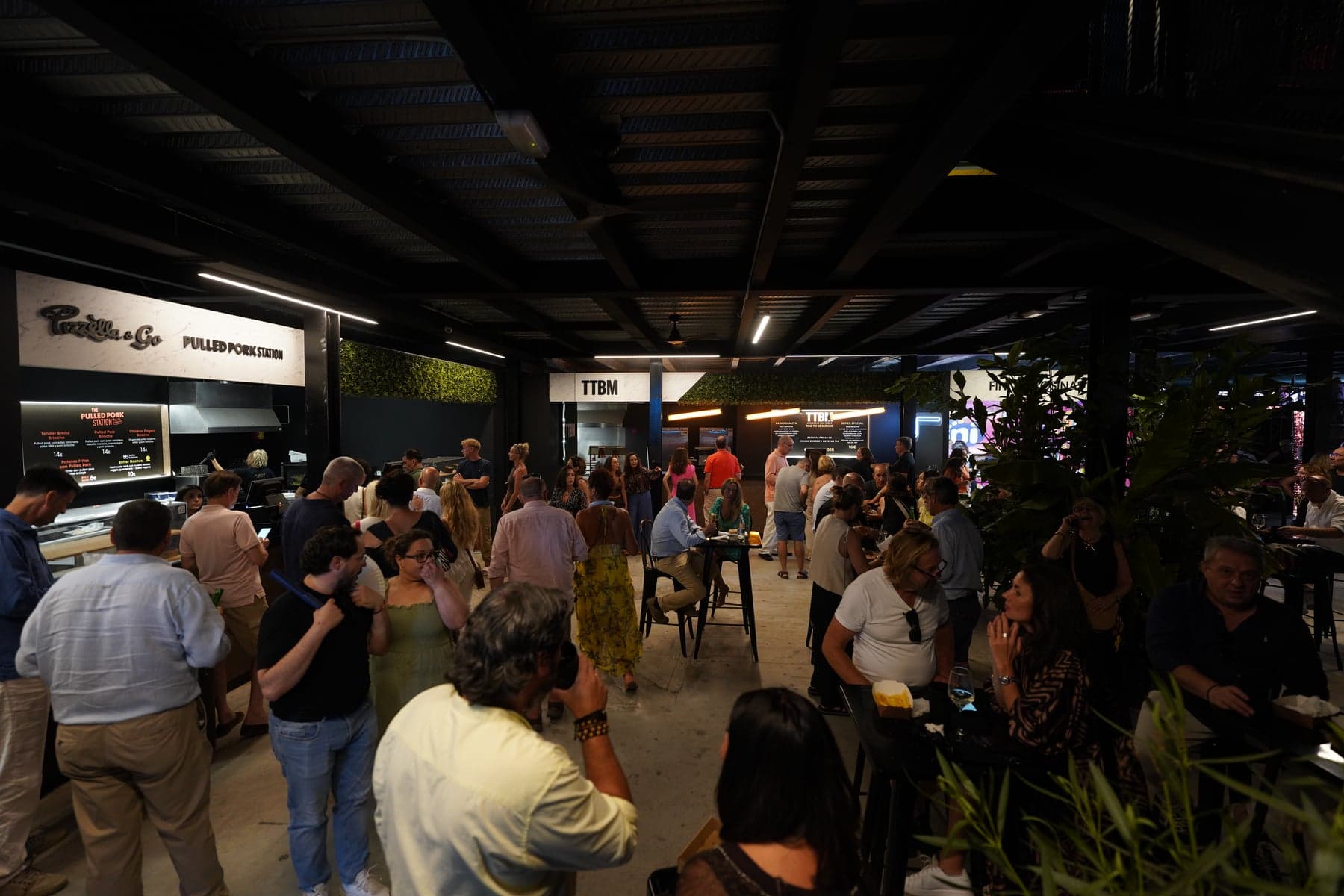 Mostradores del Fast Gourmet