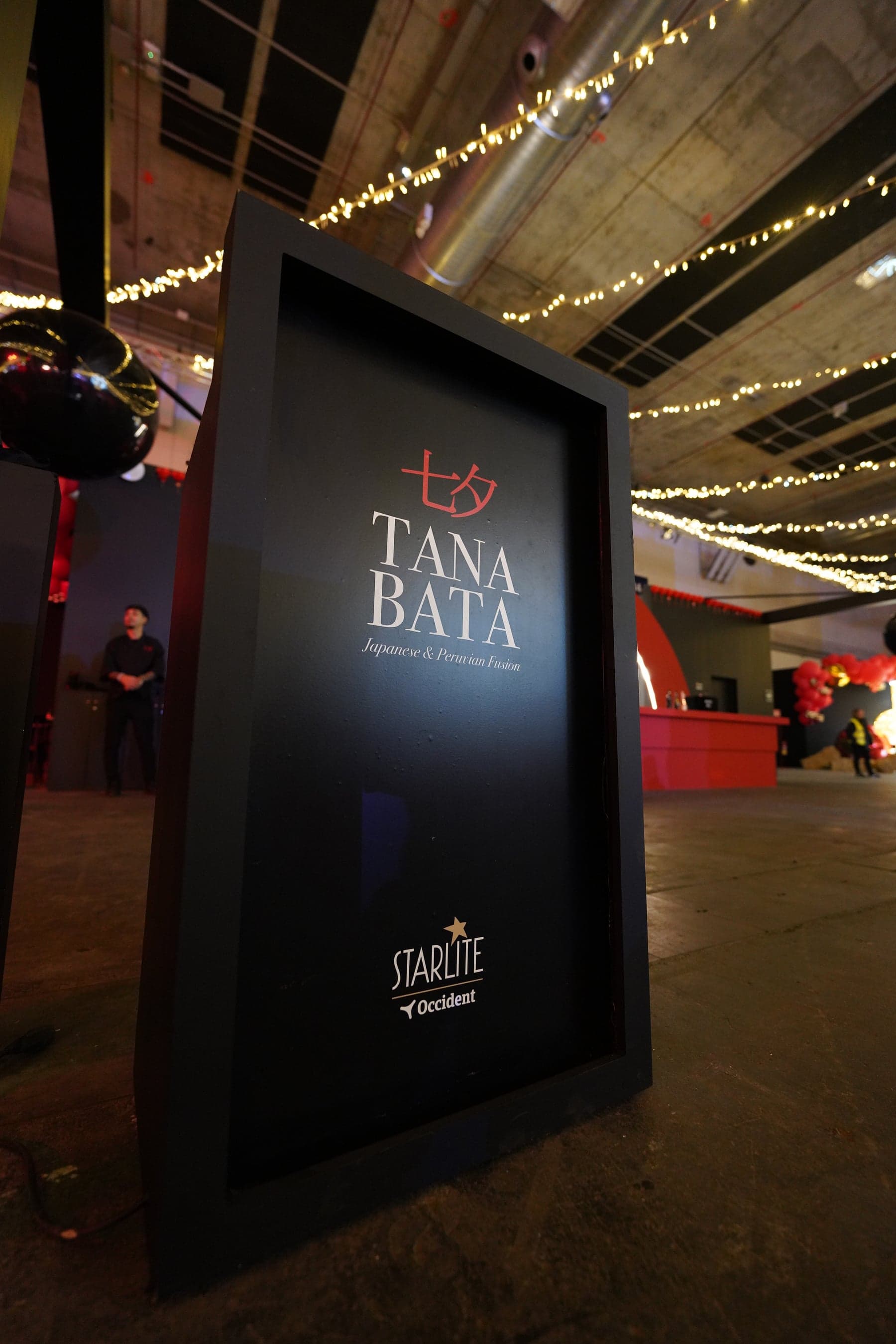 Tótem de entrada de Tanabata