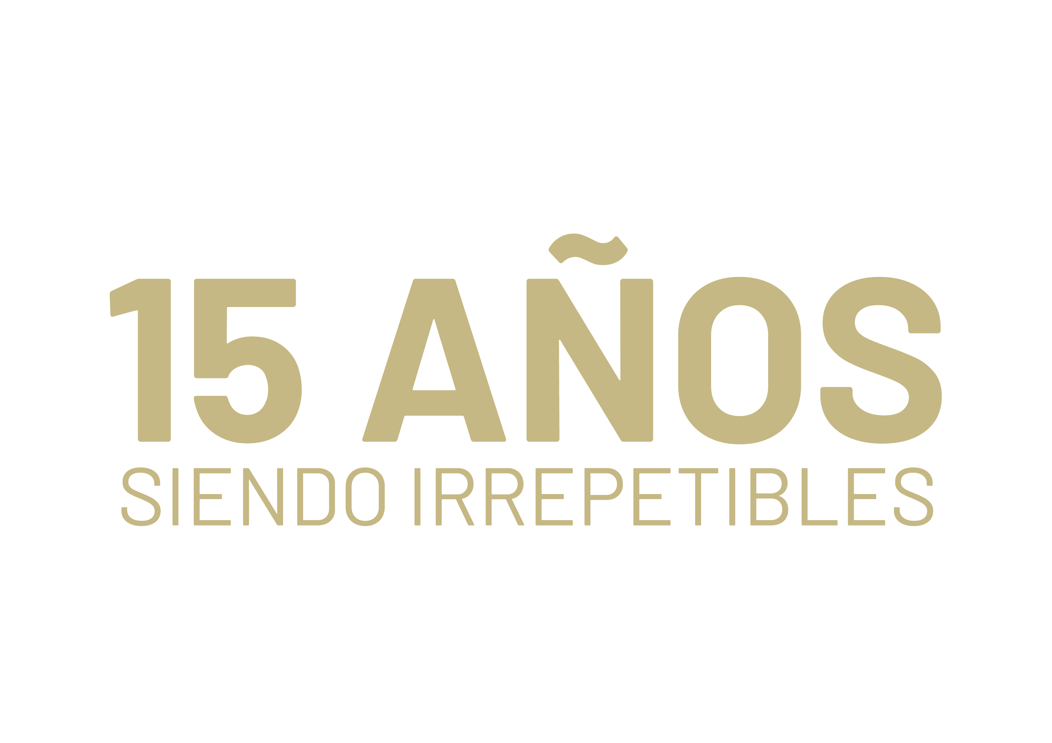 15 años siendo irrepetibles